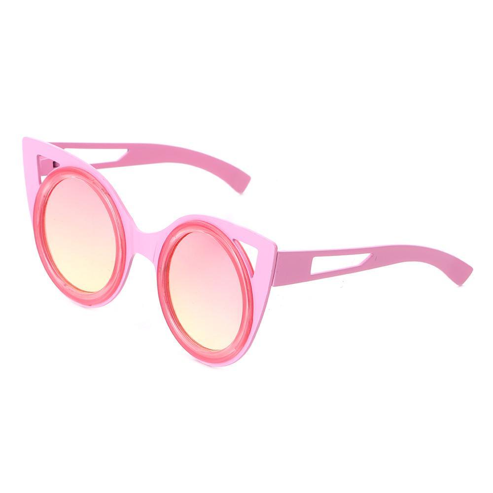 Mắt Kính Gọng Tròn Phối Lông Dễ Thương Cho Búp Bê