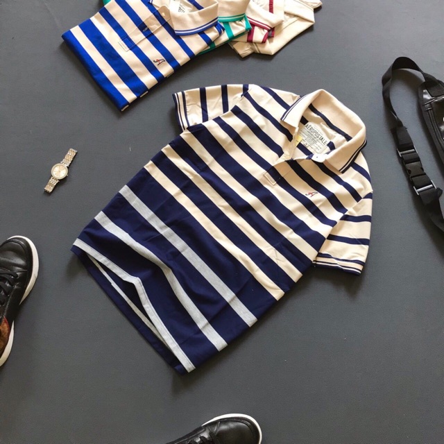 Áo thun sọc nam cổ bẻ DBP057 | BigBuy360 - bigbuy360.vn