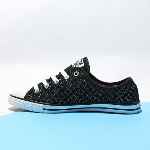 Giày Converse chính hãng thấp cổ vải đen CTVD09