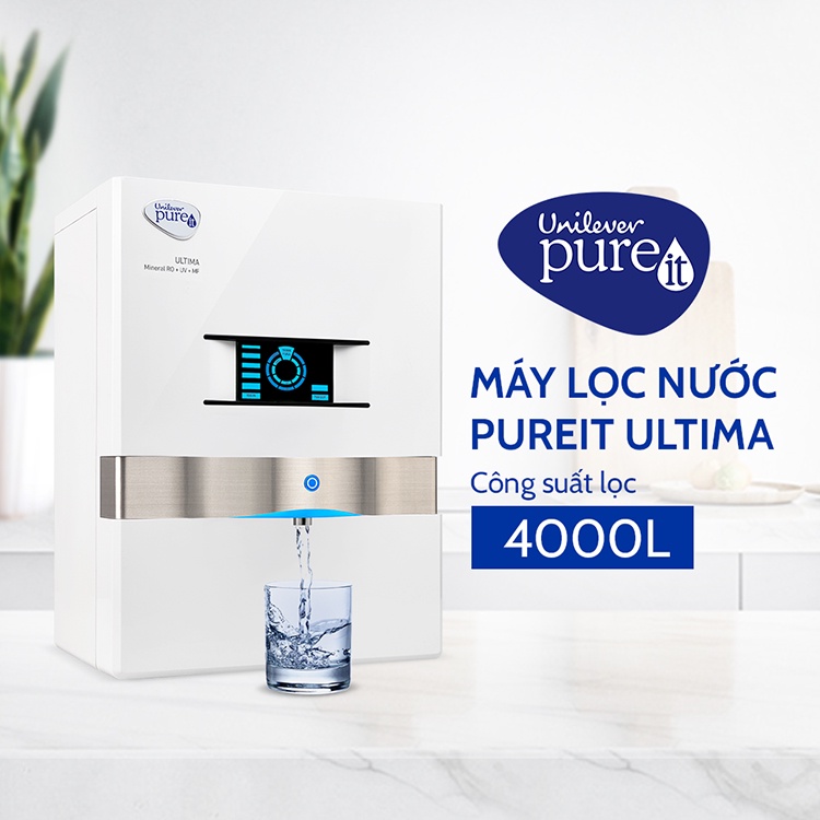 Máy Lọc Nước Unilever Pureit White - Bảo Hành 12 Tháng, Miễn Phí Lắp Đặt