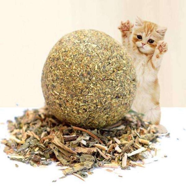 [Mã 155FMCGSALE giảm 7% - tối đa 100K đơn 500K] [ Banh Bóng Catnip cho mèo ] đồ chơi cho thú cưng