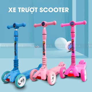 ⚡️ Rẻ mỗi ngày ⚡️ XE TRƯỢT SCOOTER 3 bánh phát sáng cho bé yêu - JC750 THĂNG BẰNG 3 BÁNH PHÁT SÁNG - CÓ PHANH - JC750 C