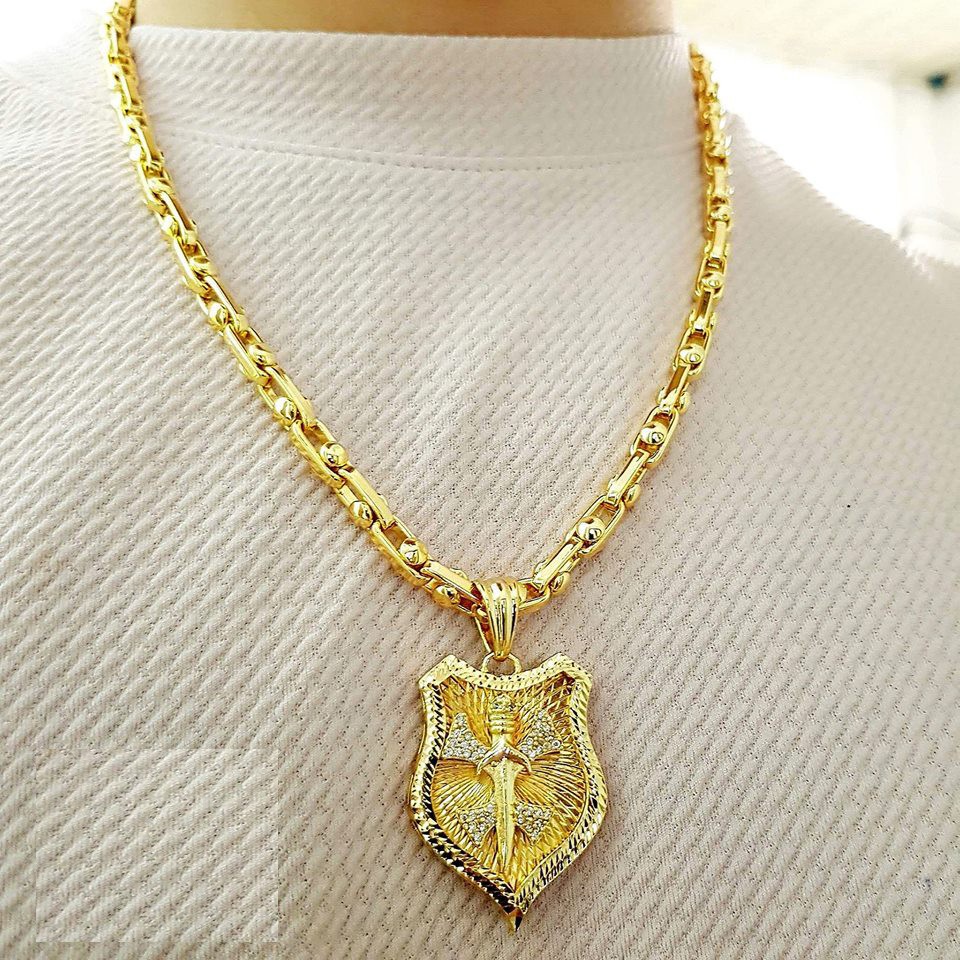 Dây chuyền mặt mạ vàng