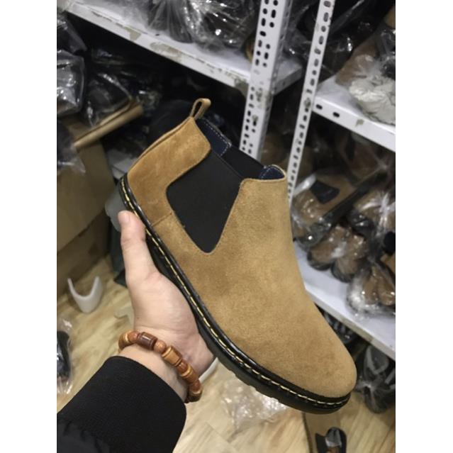 Chealsea Boots cổ thấp da Lộn - Giá đẹp giày ngon - Xa11