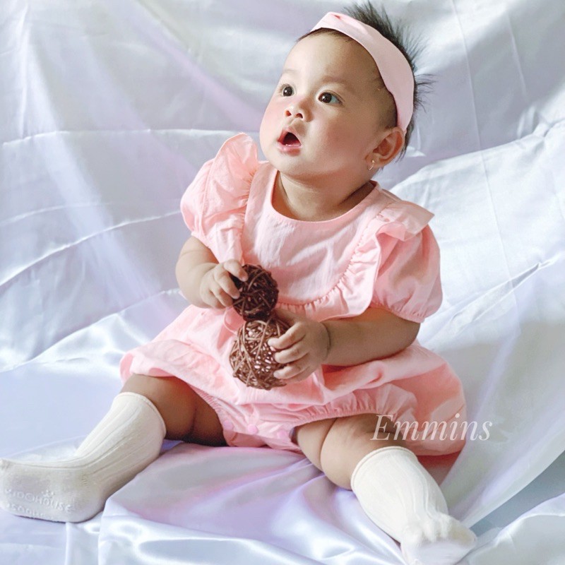 (Thanh lý lỗ vốn chuyển ngành hàng khác)Hàng xịn Romper Nàng Thơ+Kèm Phụ Kiện đi chơi đi học chụp đầy tháng thôi nôi