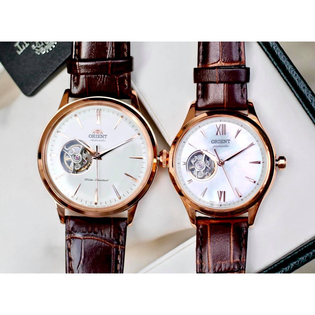 Đồng hồ cặp đôi nam nữ  Orient RA-AG0001S & RA-AG0022A00C