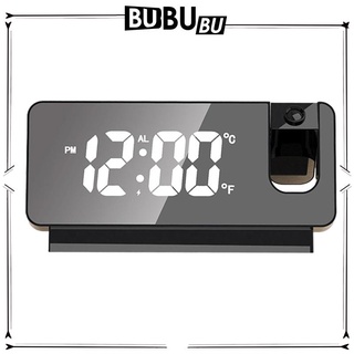 [Bububu] Đồng hồ báo thức LED Báo động lớn Trần treo tường USB yên tĩnh cho học sinh