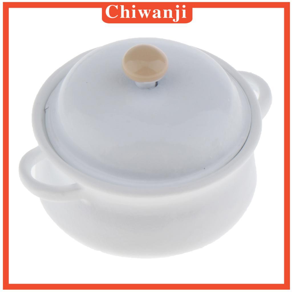 Mô Hình Nồi Nấu Súp Mini Tỉ Lệ 1: 12 Dùng Trang Trí Nhà Búp Bê