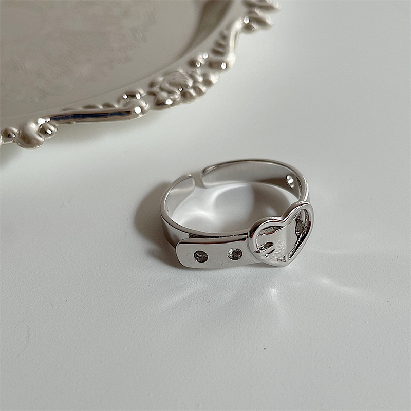 Nhẫn Đeo Ngón Tay Kiểu Hip-Hop Đơn Giản Dễ Phối Đồ 19769