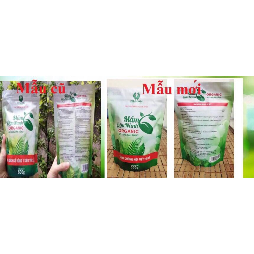 Mầm đậu nành Organic Linh spa tăng kích thước vòng 1 chính hãng