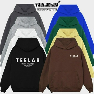 Áo Hoodie TEELAB Local Brand - Áo Khoác Nỉ bông Cực dày Form rộng Unisex (HD2100L - Hàng Chính Phẩm)