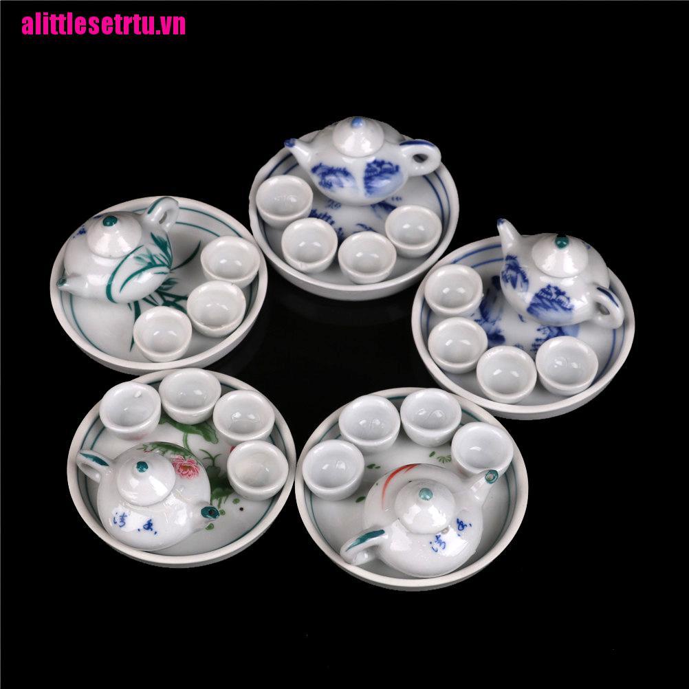 Bộ Ấm Chén Đĩa &amp; Tách Trà Bằng Sứ Cho Trẻ Em