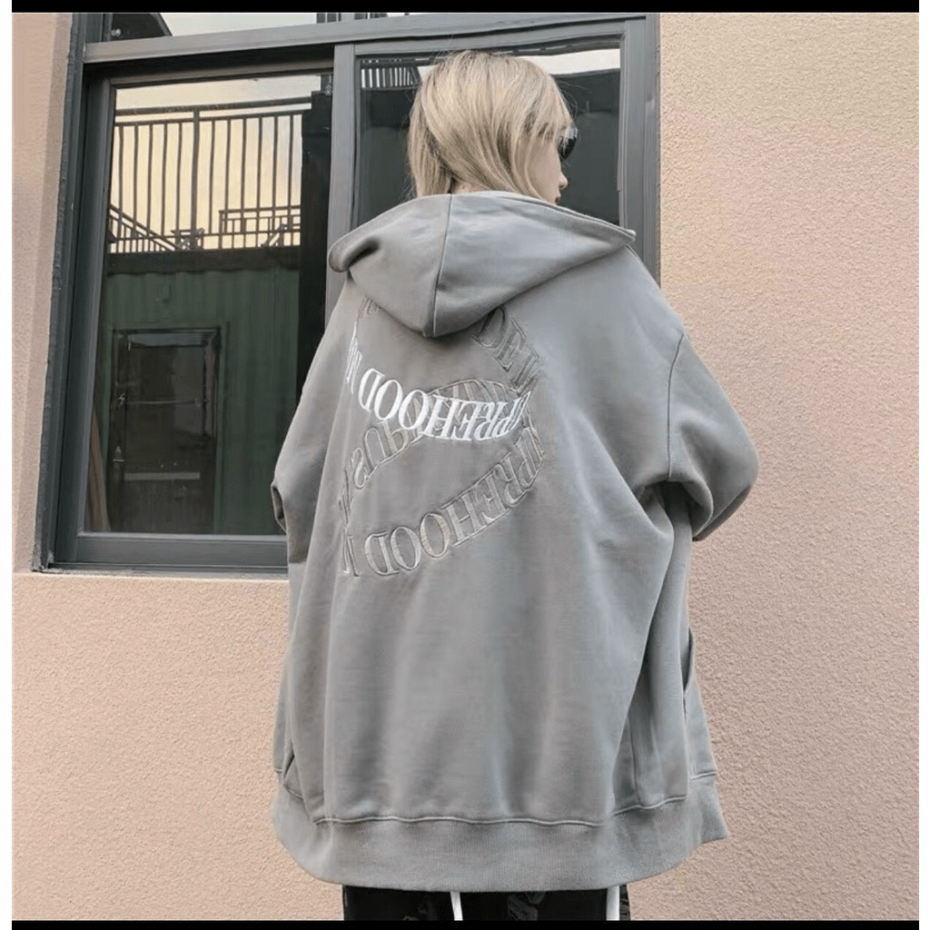 Áo khoác nỉ dây kéo form to y hình cá tính , họa tiết cực đẹp thời trang nét y hình KME FASHION