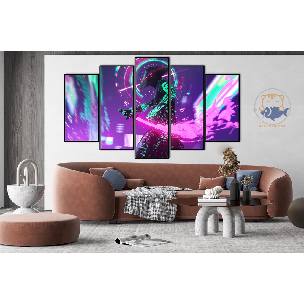 Tranh Dán Tường Gaming CYBERPUNK 2077 - Bộ 2