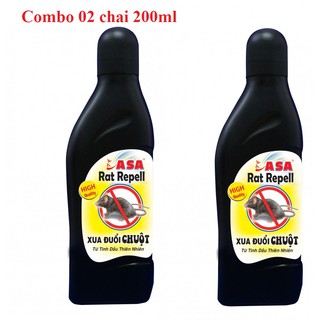 Combo 02 chai XUA ĐUỔI CHUỘT ASA 200ML