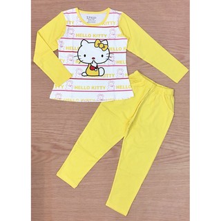 Đồ Bộ Dài Tay Bé Gái Thun Cotton Mềm (28kg-38kg)-SP002027