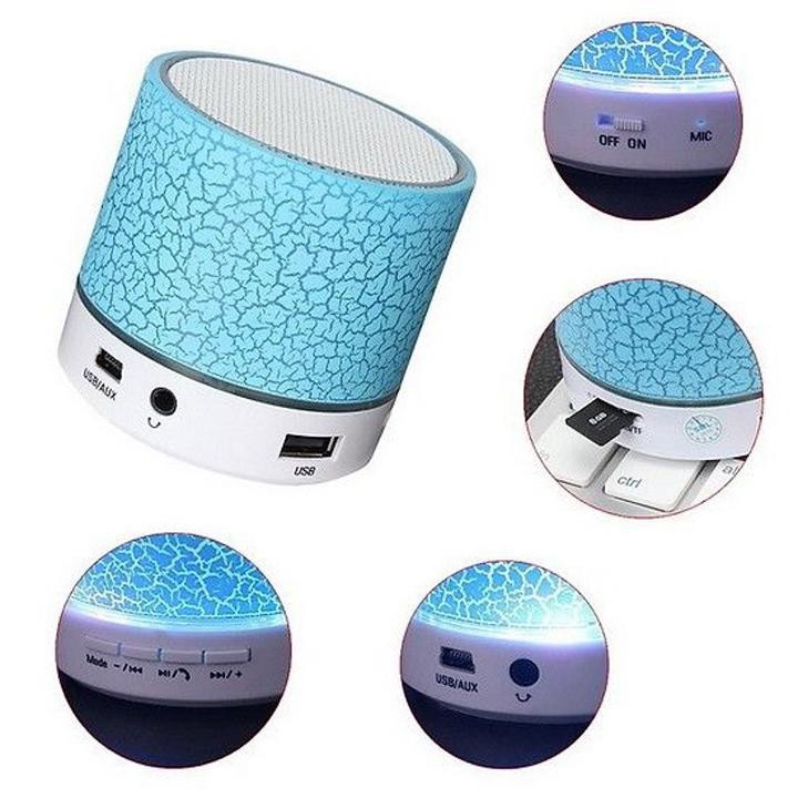 Loa Bluetooth mini Có Đèn Led nhấp nháy theo điệu nhạc