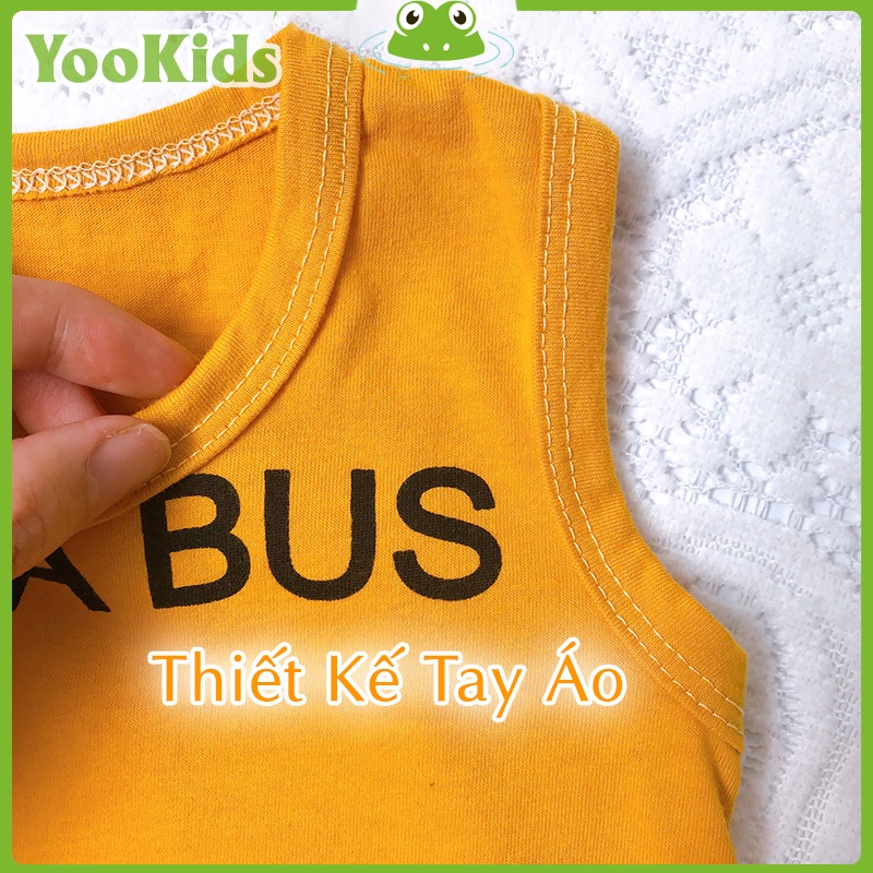 Áo Ba Lỗ Cho Bé -SALE- Áo Ba Lỗ Bé Trai Chất Cotton 8 - 17kg YOOKIDS Đủ Size Cho Bé 1 - 4 Tuổi