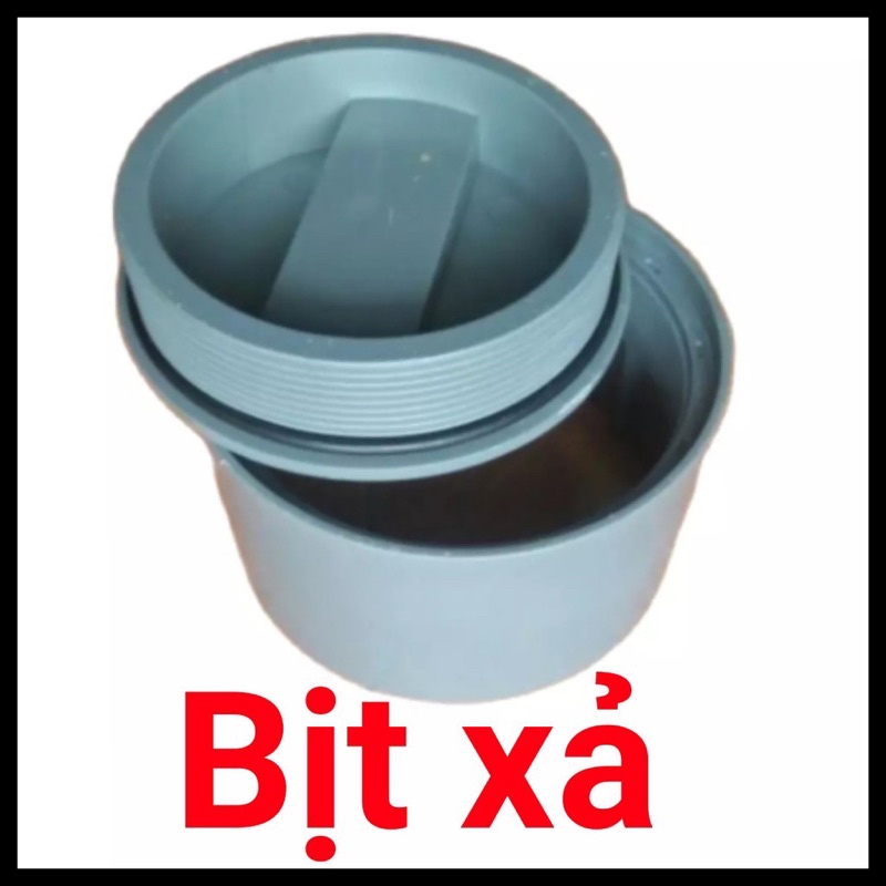 Bịt xả thông tắc, bịt thăm pvc Tiền Phong cỡ 90 110