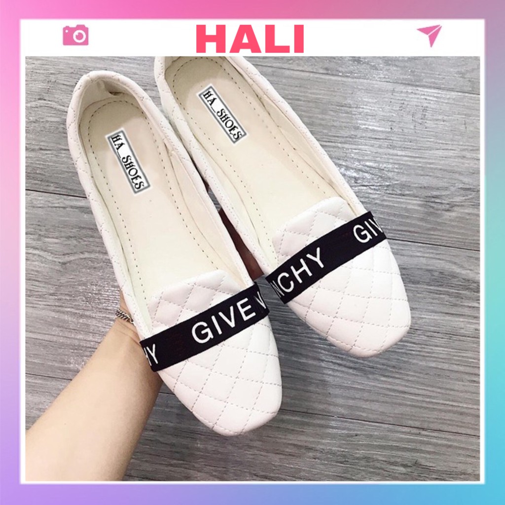 🔥 Giày nữ đế bệt given 2 màu đen và kem | BigBuy360 - bigbuy360.vn