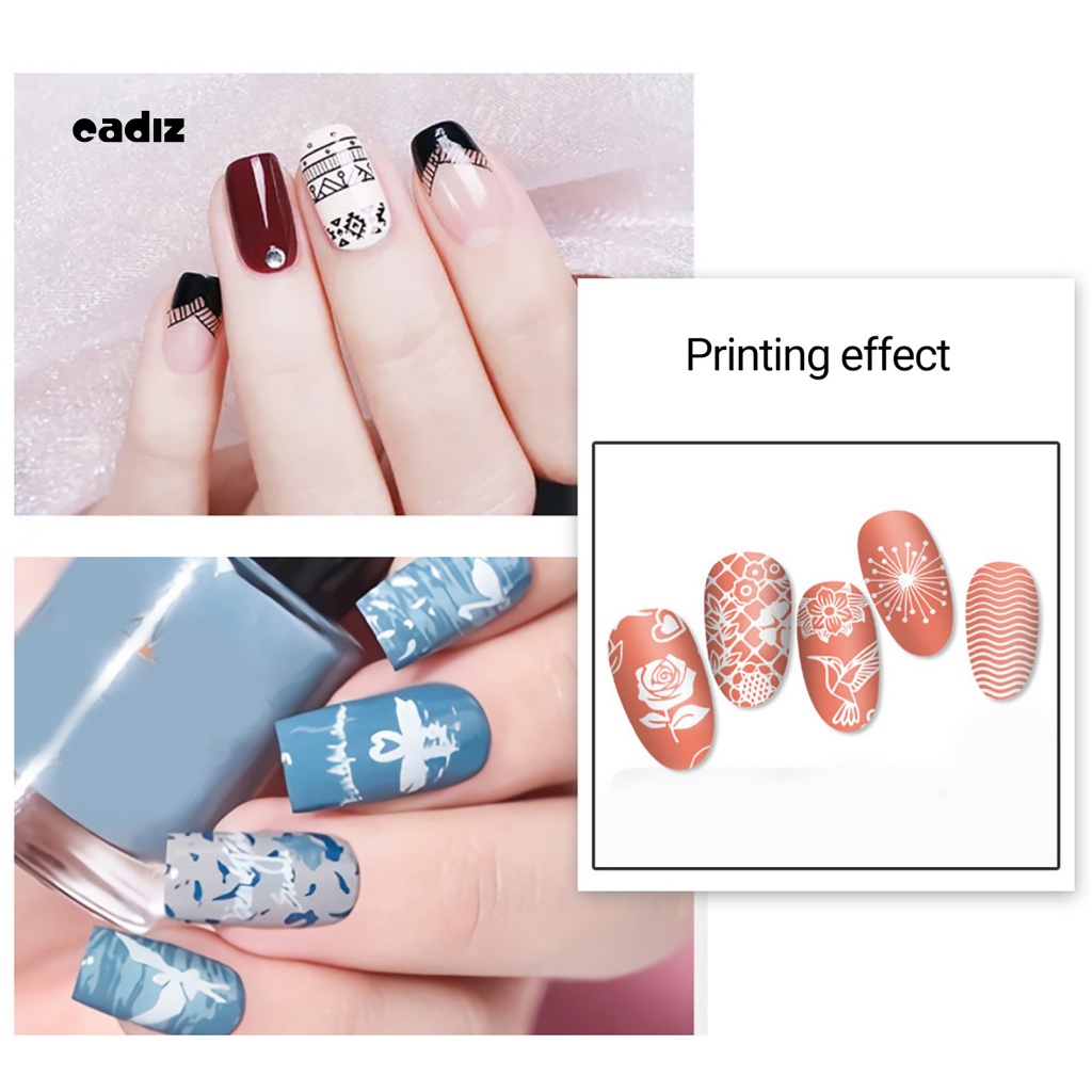 Con Dấu In Hình Trang Trí Móng Tay Chống Gãy