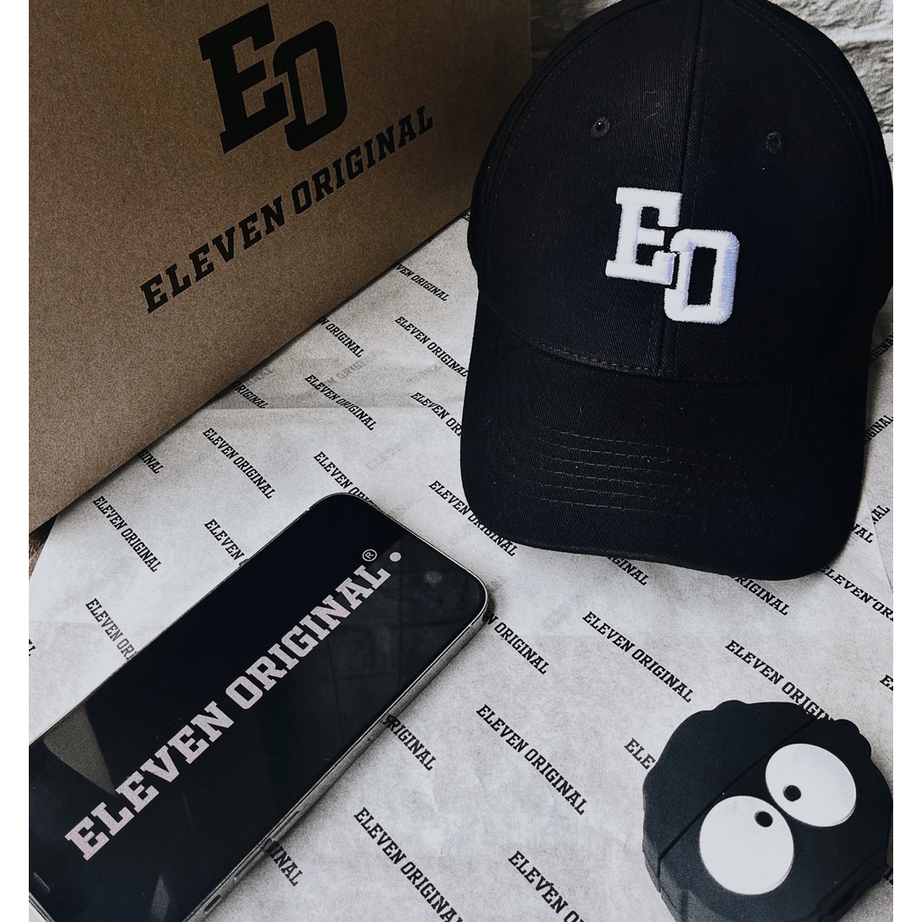 Mũ Bóng Chày Eleven Original Màu Đen - Basic