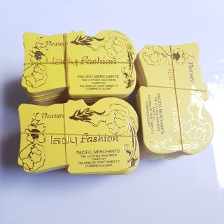 200 Tag mạt quần áo đã đục lỗ sẵn