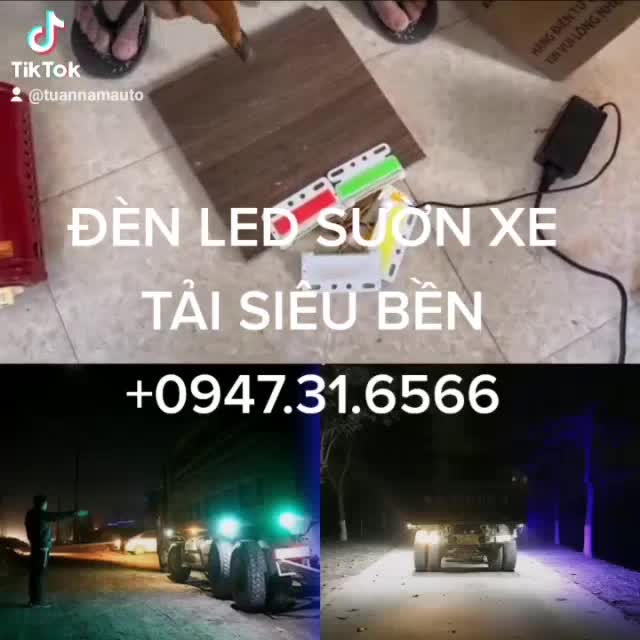 Đèn Hông Sườn Thùng Xe Tải Mẫu Mới Nhất