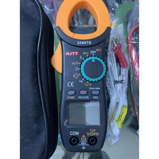 Đồng hồ Ampe Kìm kẹp dòng NJTY 3266TD - đồng hồ đo ADC, AC, TỤ, TẦN SỐ, NHIỆT ĐỘ