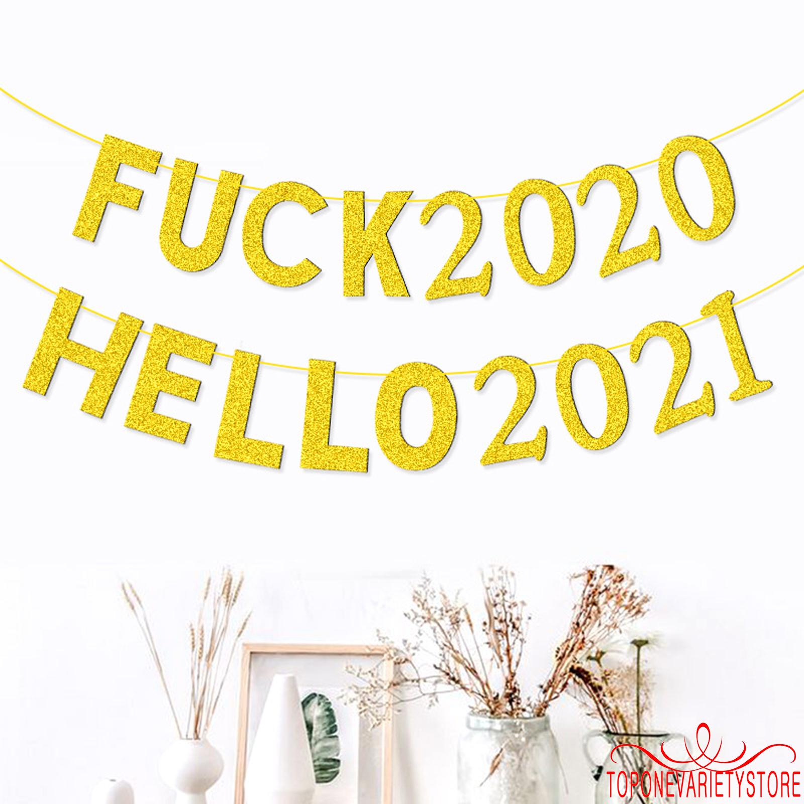 Dây Treo Trang Trí Hình Lá Cờ 2020 Hello 2021