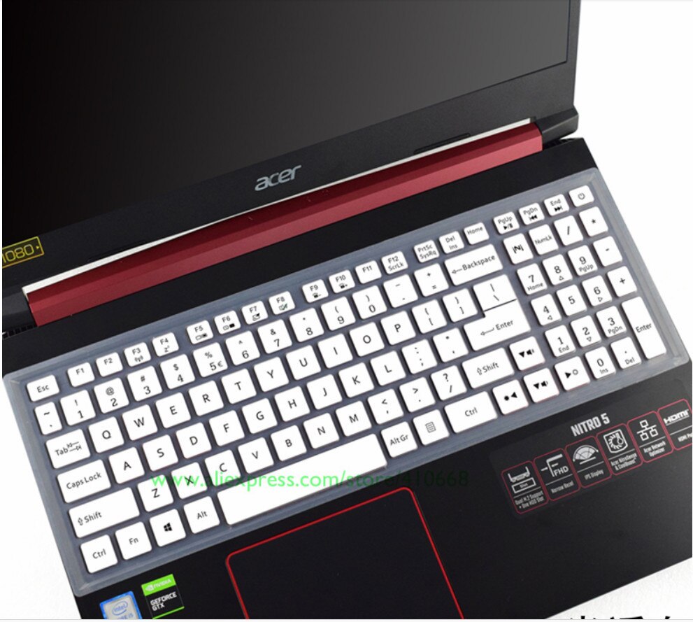 Miếng bảo vệ bàn phím thích hợp cho Acer Nitro 5 AN515 54 54W2 AN 515-54 AN515-51G / 17.3" Acer Nitro 7 AN715-51