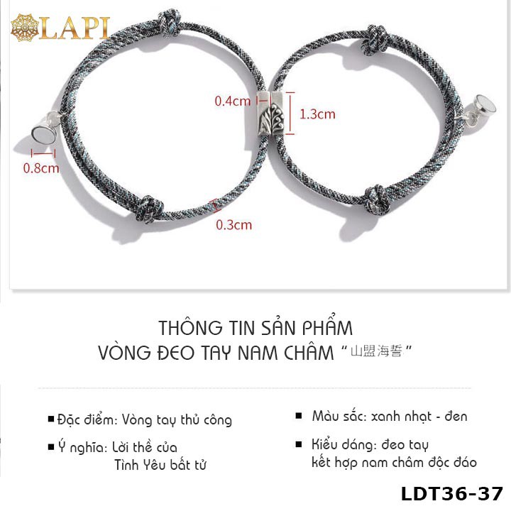 [FREE SHIP - CÓ FEEDBACK, VIDEO] Vòng tay dây dệt thủ công phiên bản dành cho cặp đôi có hạt nam châm rất thú vị | BigBuy360 - bigbuy360.vn