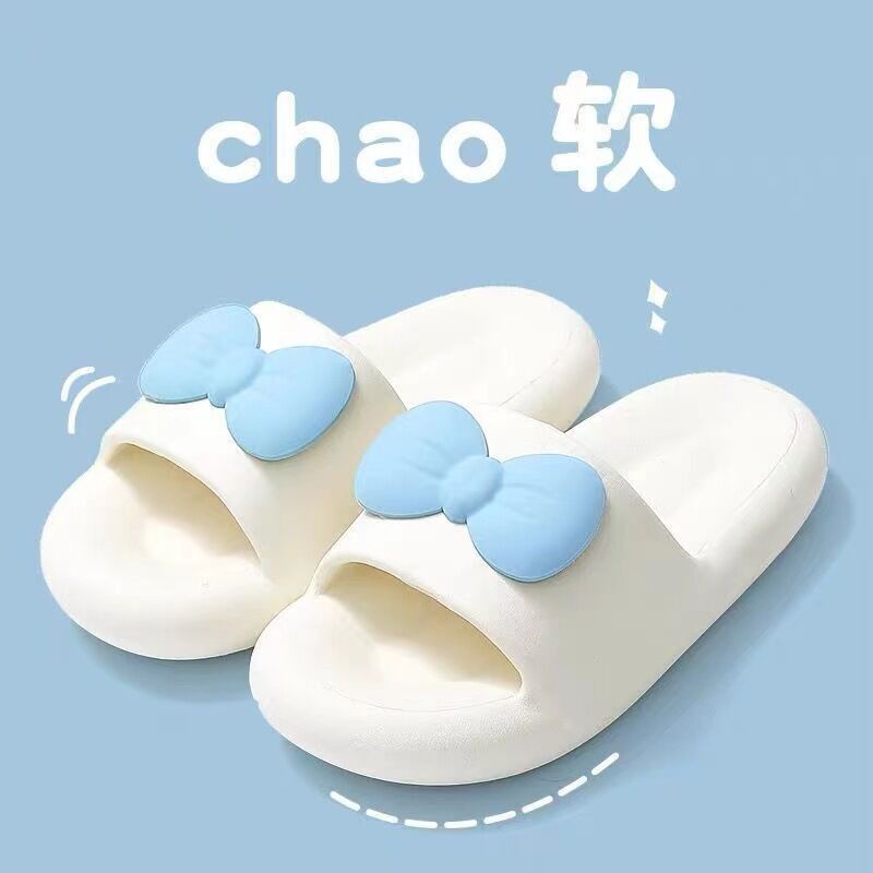 Xăng đan Đế Dày Họa Tiết Bươm Bướm Thời Trang Mùa Hè Cho Nữ