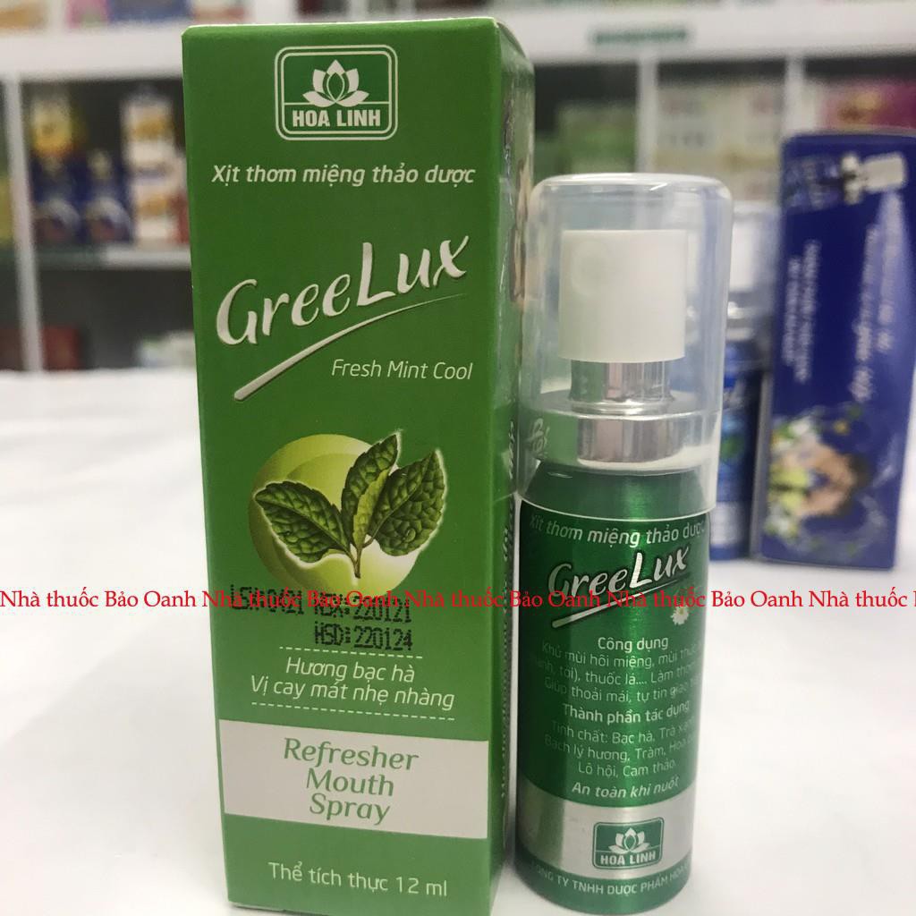 GREELUX XỊT THƠM MIỆNG THẢO DƯỢC