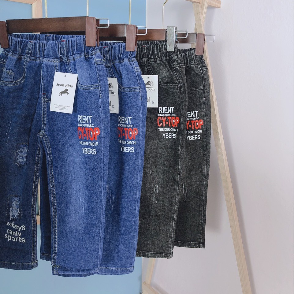 Quần Jeans Cho BÉ Trai Và BÉ Gái Phong Cách Ulzzang