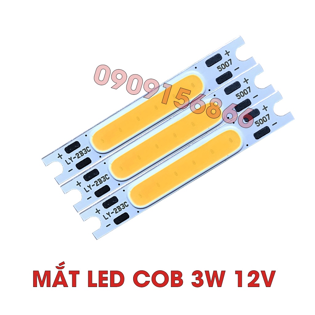 Mắt led cob 12V 3w