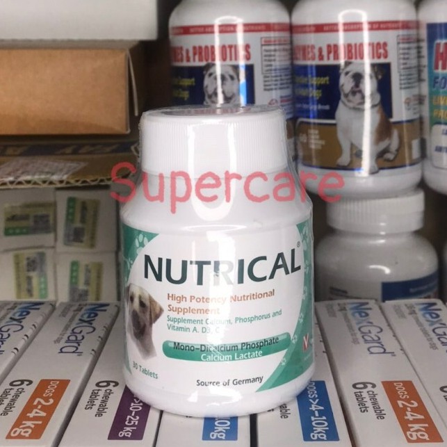 Một Lọ Canxi & Vitamin Nutrical - Đặc Biệt Cho Chó Con Mèo Con Xương Khoẻ  Ăn Ngon Miệng