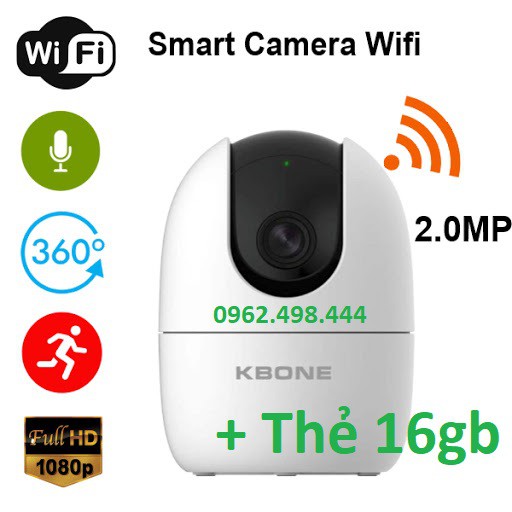 Camera WIFI 360 Thương Hiệu Mỹ KB-0ne H21PW (ĐẾN TIỀN GẤP ĐÔI NẾU CAMERA LÀ HÀNG GIẢ) | BigBuy360 - bigbuy360.vn