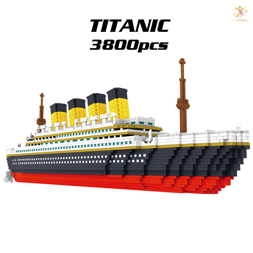 Bộ đồ chơi lắp ráp mô hình tàu Titanic 3800 mảnh model 9913 quà tặng dành cho trẻ em