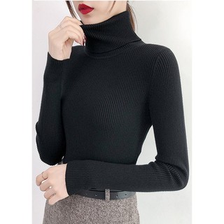 Áo len tơ kéo cổ lọ Style Hàn Quốc