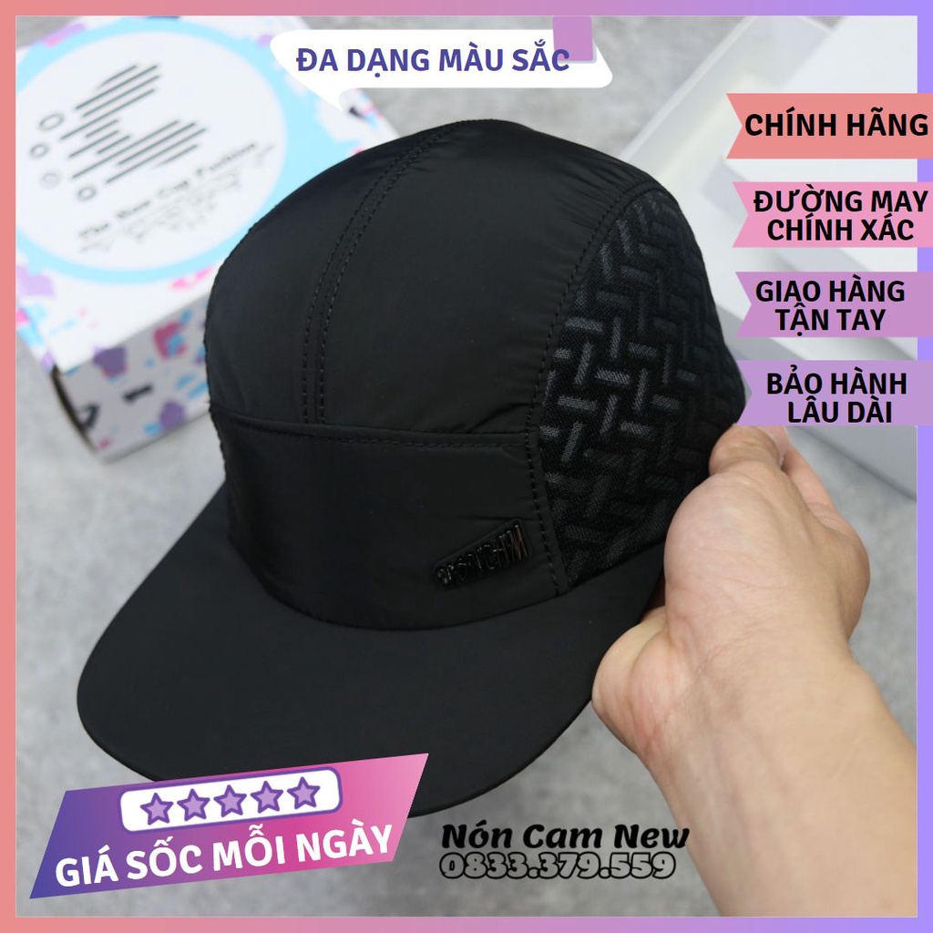 Mũ Nón Cam Chính Hãng Dành Cho Nam Và Nữ Vải Dù Phối Lưới Thoáng Mát [Hàng Full Box]