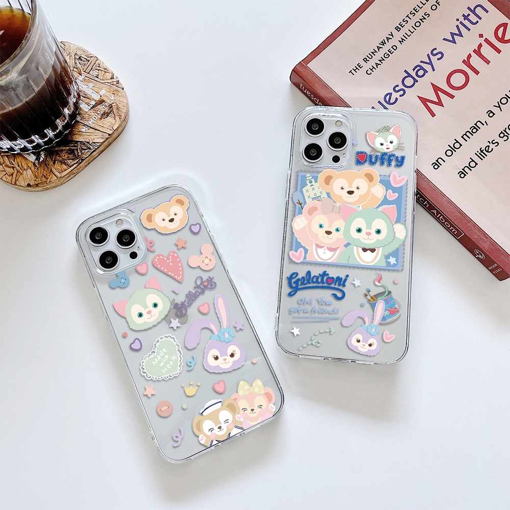 Ốp Điện Thoại Hình Thỏ StellaLou Linaell Dễ Thương Cho Iphone 11 Pro Max 12 Pro Max 13 Pro Max Mini 6 7 8 6 7plus Se 2020 X Xs Xr 5 4