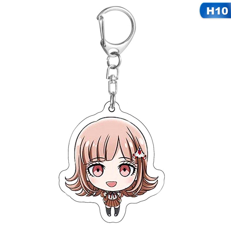 flowersqueen Móc Khóa Danganronpa V3 Chất Lượng Cao Tiện Dụng