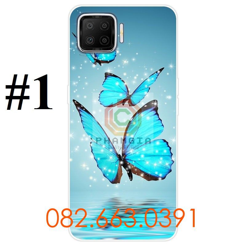 Ốp lưng Oppo A73 dẻo in hình hoa lá siêu đẹp