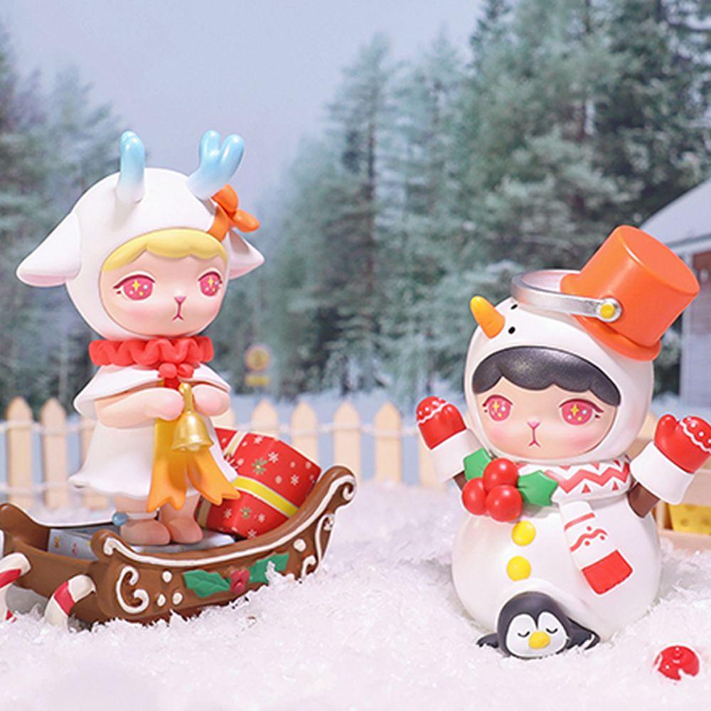 Mô Hình Nhân Vật Hoạt Hình Mini Trang Trí Tiệc Năm Mới