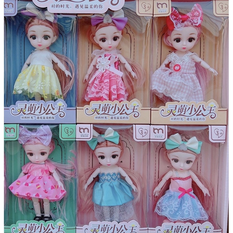 Bộ đồ chơi búp bê Chibi cao 16cm và 32cm có khớp xoay chuyển linh hoạt với những set trang phục xinh xắn - TiNa’s House