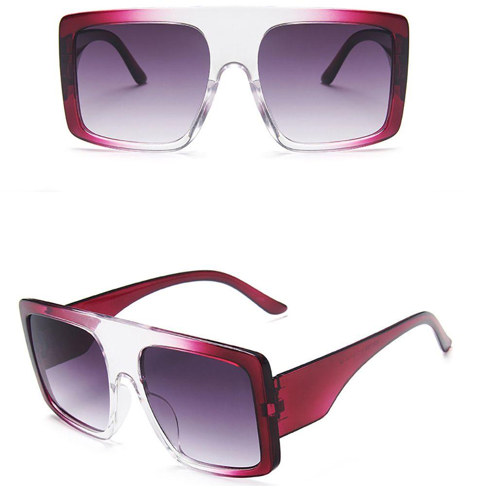 Kính Mát Gọng Vuông Lớn Thời Trang Cho Nam Nữ