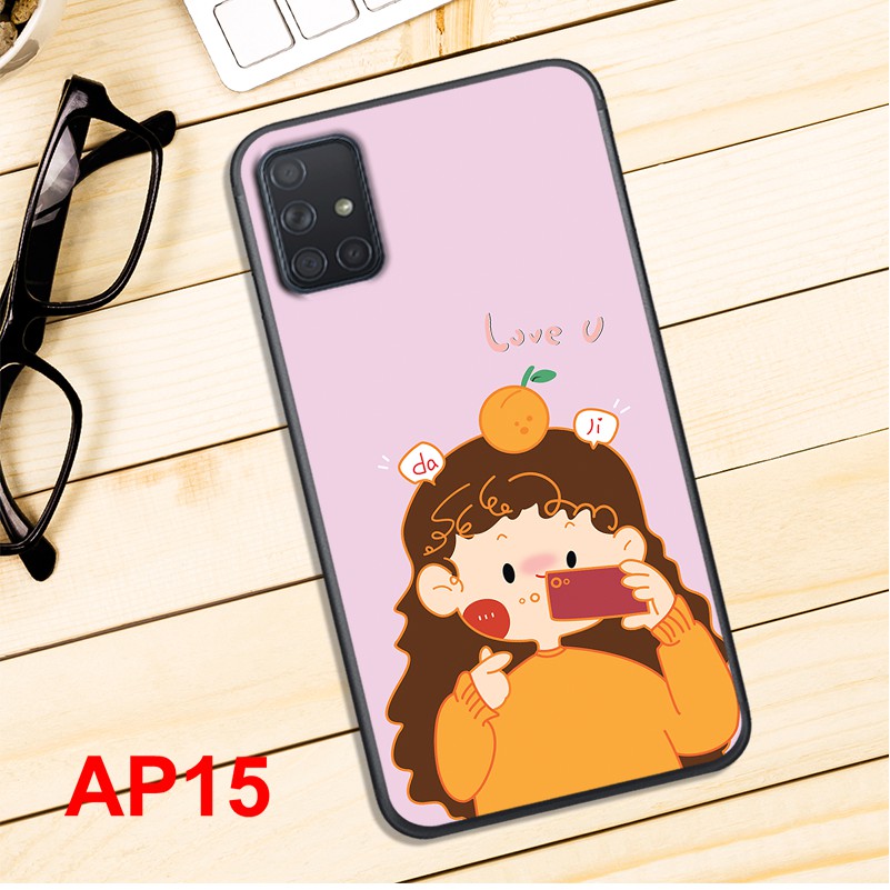 ỐP LƯNG SAMSUNG A31-SAMSUNG A51 -SAMSUNG A71 IN HÌNH CÔ-CẬU BÉ CUTE ĐÁNG YÊU