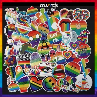 Bộ Sticker dán cao cấp chủ đề CẦU VỒNG LGBT - Dùng dán Xe, dán mũ bảo hiểm, dán Laptop...