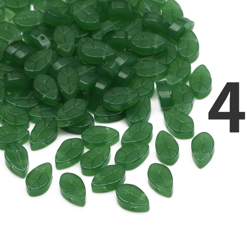 Set 20 Phụ Kiện Làm Trang Sức Thủ Công Hình Oval/Trái Tim/Lá/Mặt Kính/Vòng Hoa